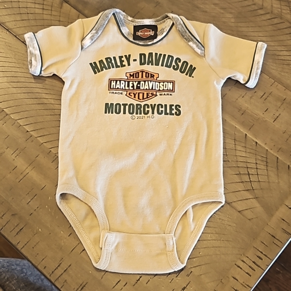 Harley davidson onesie